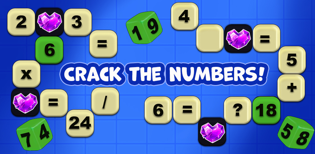 Math Puzzle Game Concept hero banner showing a stylized number puzzle board, primary HUD elements, and clear gameplay flow for readable decision-making